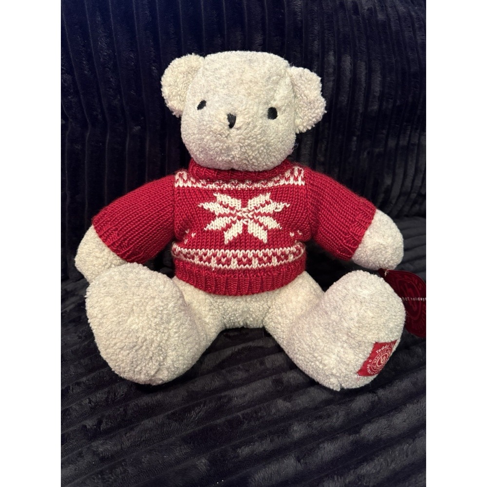 Vintage 1999 Venezia Jeans‎ Teddy Bear Red Sweater Brand New 90s